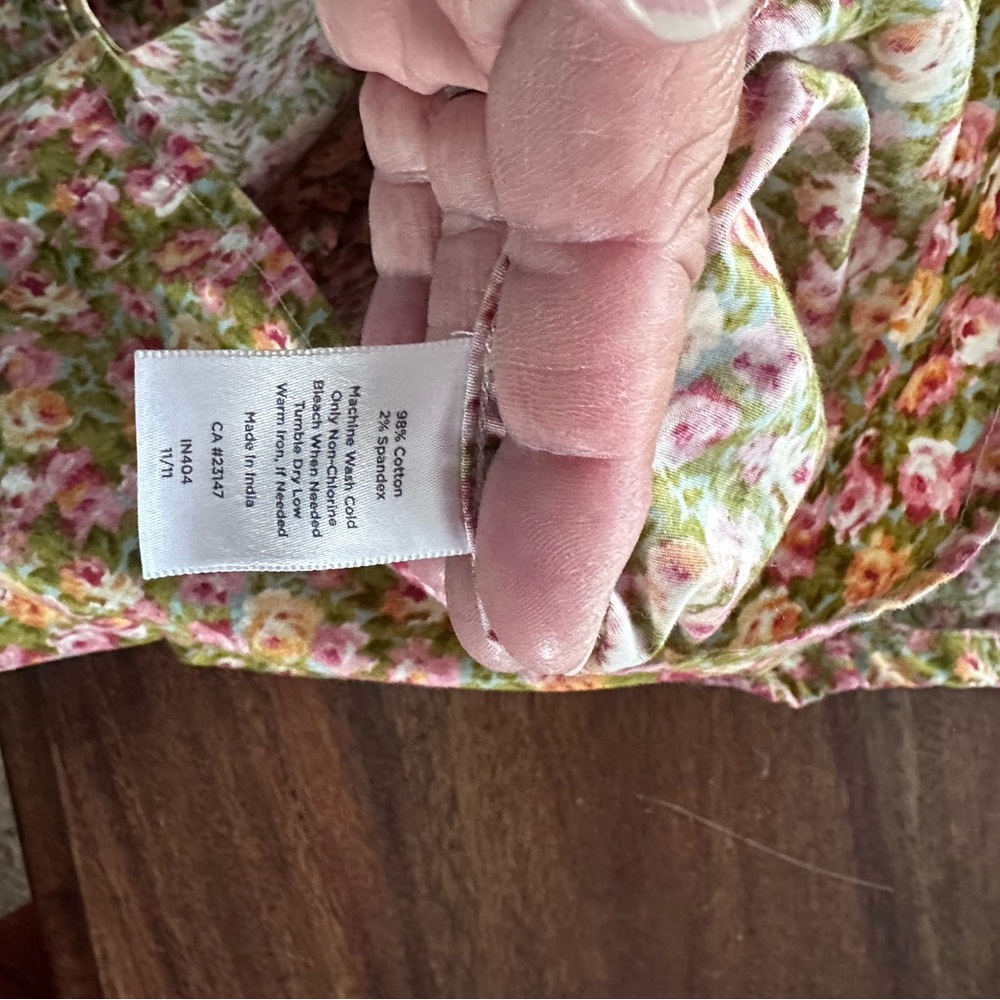 Talbots Floral Sleeveless Top - Picture 5 of 5
